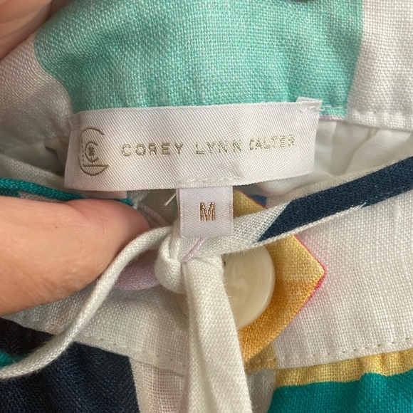 Corey Lynn Calter Piet Linen Midi Skirt - Picture 6 of 8